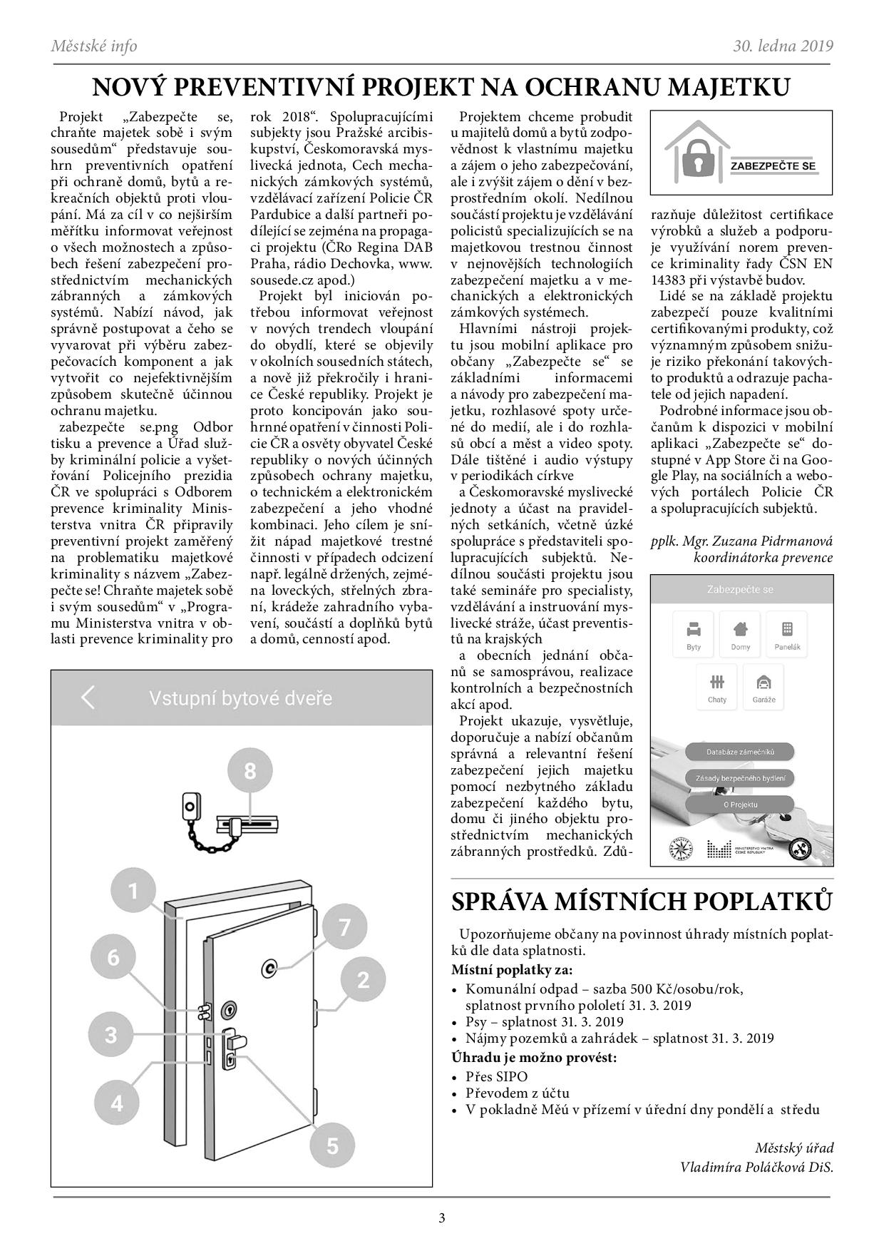 INFO BRIDLICNA LEDEN 20193