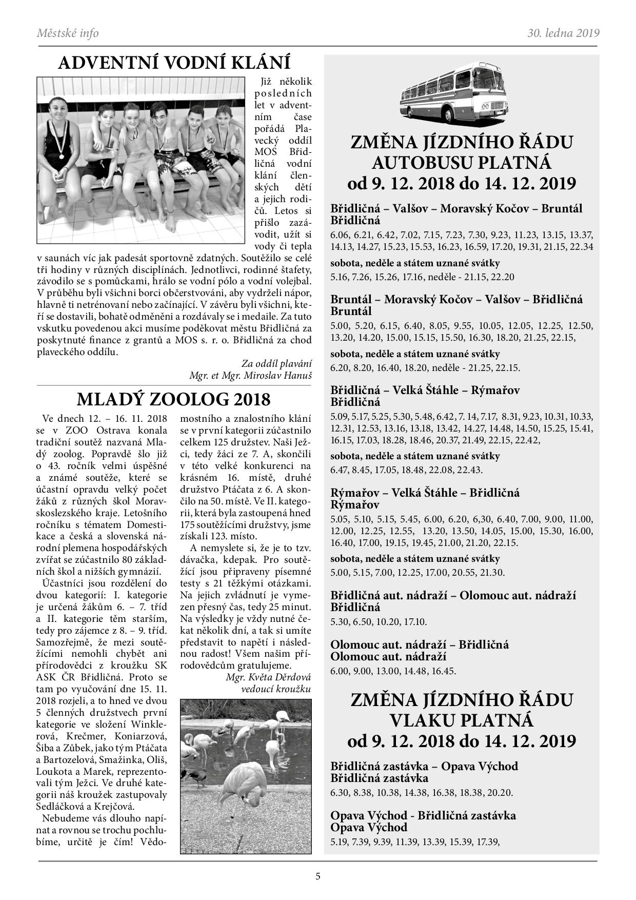 INFO BRIDLICNA LEDEN 20195