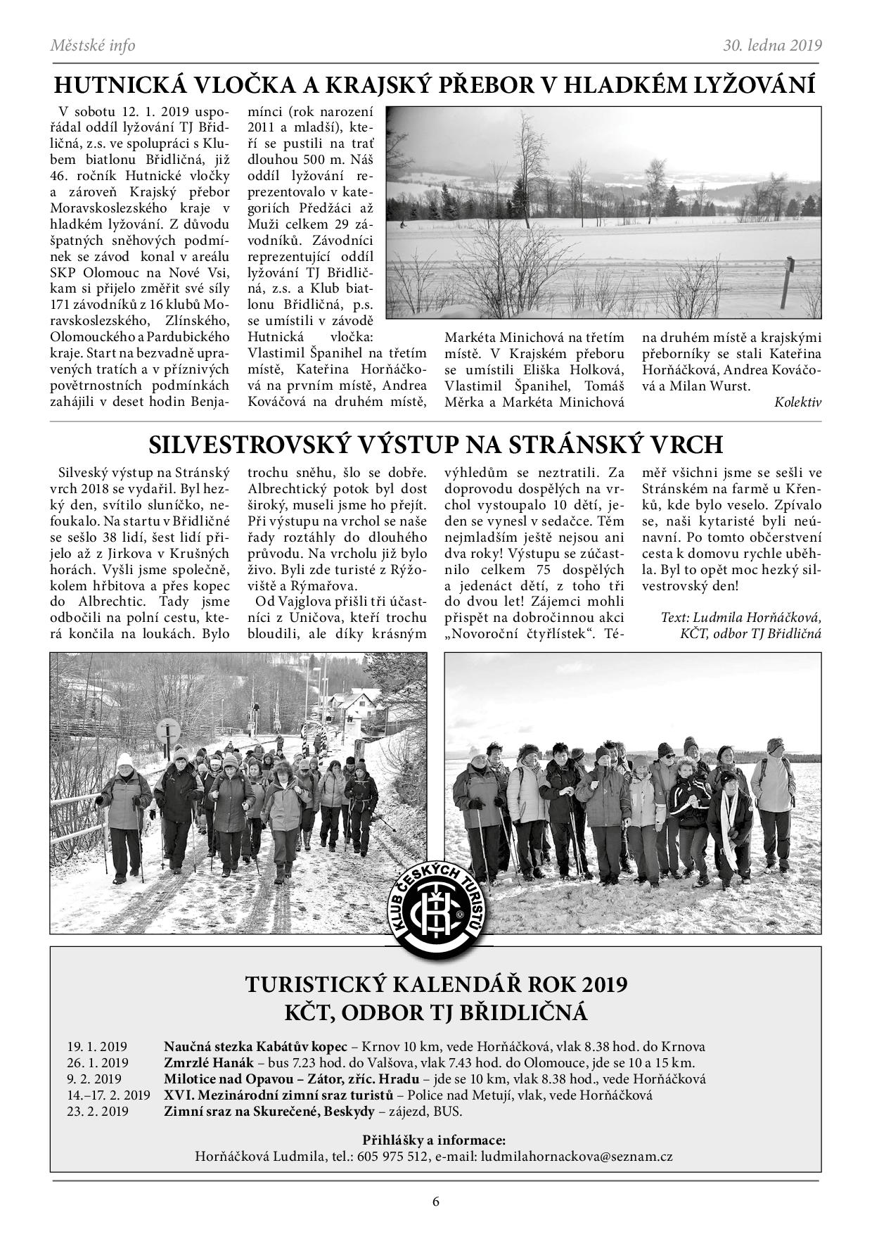 INFO BRIDLICNA LEDEN 20196