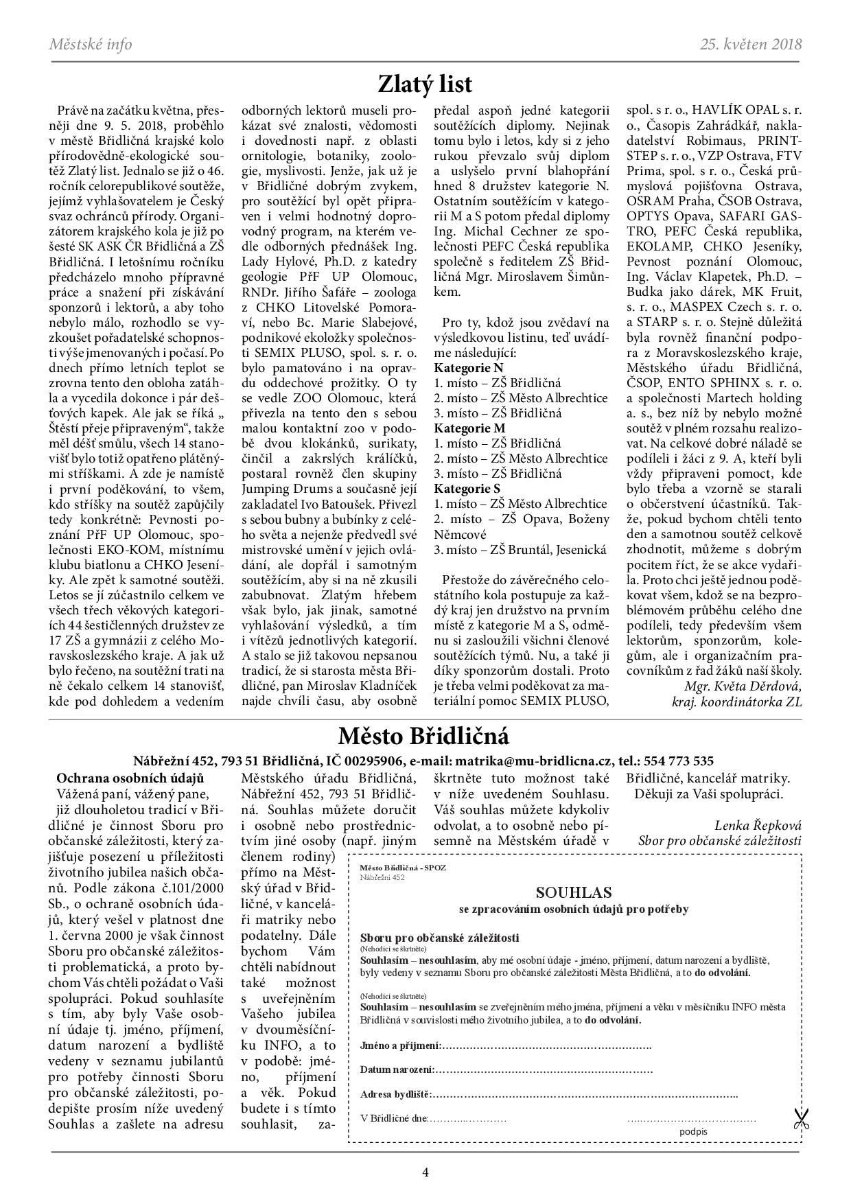 Info květen 20184
